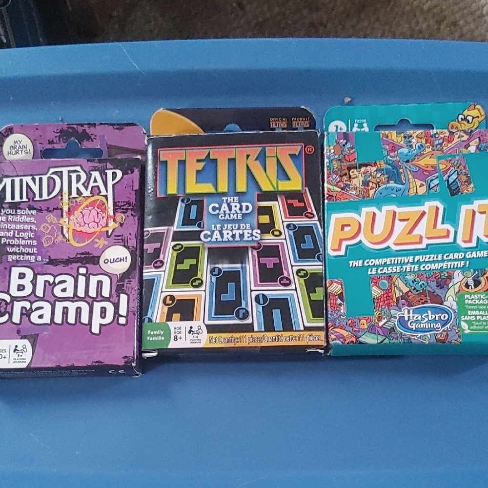 3 Card Game Sets